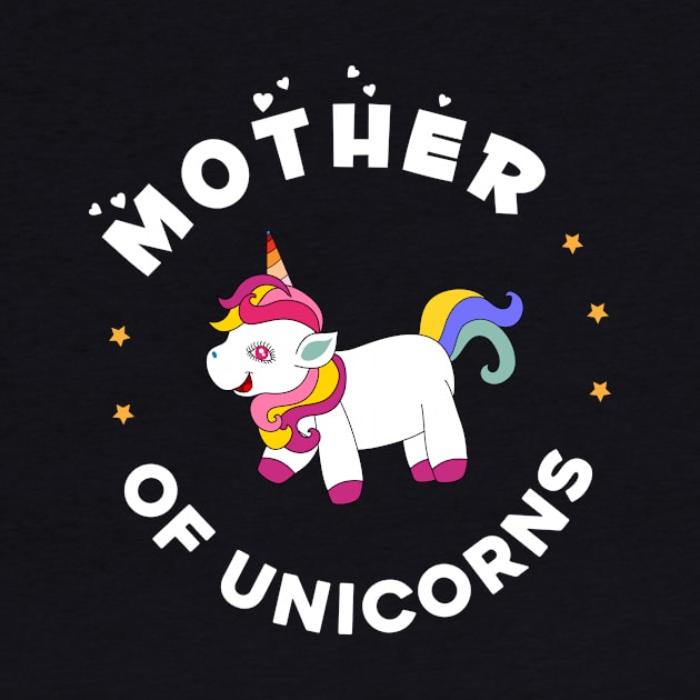 Mother of unicorns, unique mom gift by Parrot Designs